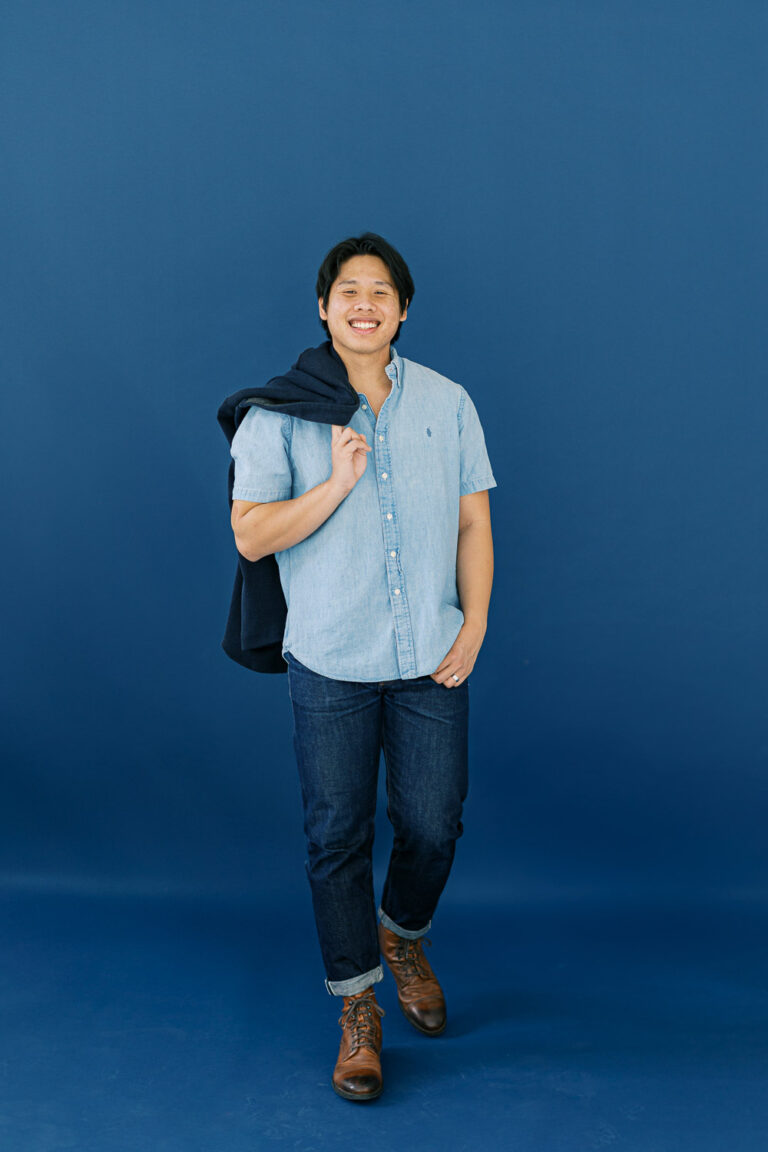 Founder of James Tananan Photo & Film, James Tananan, in a relaxed, casual portrait.